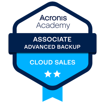cloud sales associate advanced backup
